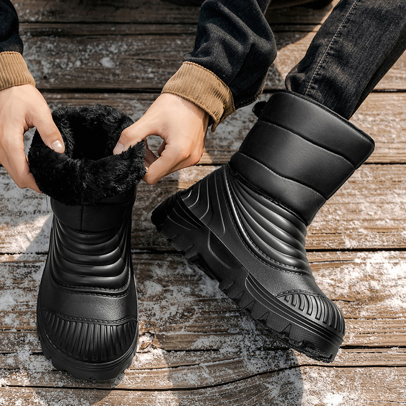 New men's winter snow boots th - Waterproof Winter Boot recension och pris