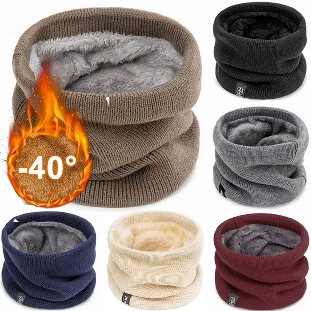 Thick Knit Neck Warmer Fleece  - Neck Gaiter Fleece recension och pris