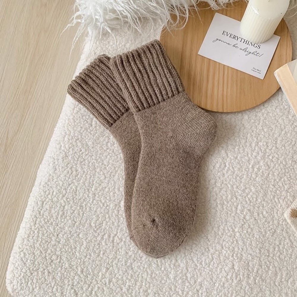 Creative Solid Color Thickened - Thermal Sock Wool recension och pris