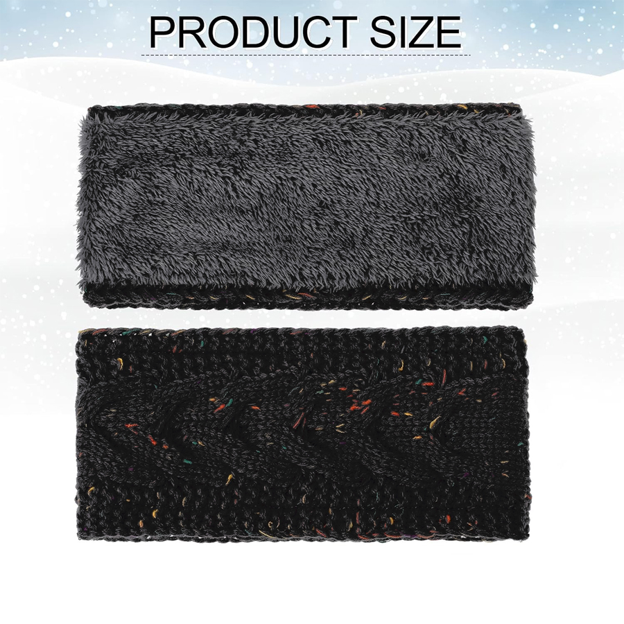 SSUNTAK Women Winter Knitted H - Fleece Ear Warmer Band recension och pris