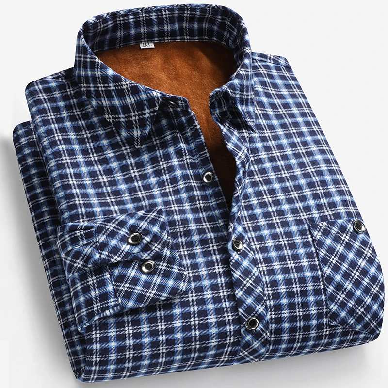 2026 Autumn and Winter Men's F - Flannel Shirt Lined recension och pris